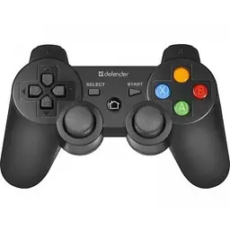 Геймпад Defender Crusher чорний бездротовий bluetooth ПК/PS3/Android 17 кнопок