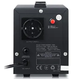Стабілізатор Real-El STAB ENERGY-1000 (EL122400012) - мініатюра 6