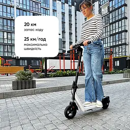 Електросамокат OKAI Zippy ES50С Black 8" 250W/500W, 5.2Ah, 20 km, 25 km/h, 10°, 13.5 kg (ES50C-B) - мініатюра 9