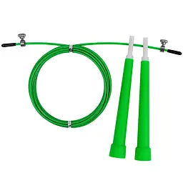 Скакалка EasyFit Speed Cable Rope 3 м зі сталевим тросом, зелена - мініатюра 3