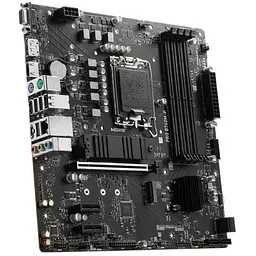 Материнська плата MSI PRO LGA1700, B760M-P, B760, 4xDDR5, Int.Video(CPU), 4xSATA3, 2xM.2, 1xPCI-E 16x 4.0, 2xPCI-E 1x 4.0, ALC897, RTL8111H, 4xUSB3.2/8xUSB2.0, VGA/HDMI/DP, MicroATX - мініатюра 3