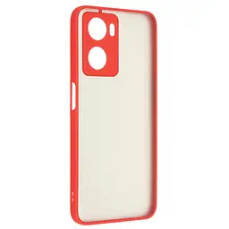 Чехол-панель для OPPO A57s 4G/A77s 4G/A57 4G/A57e 4G/A77 4G, Frosted Matte, красный, противоударный чехол с защитой всего корпуса, термополиуретан TPU + поликарбонат PC, ArmorStandart (ARM67044)