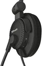 Навушники Trust Como Headset Black з мікрофоном - мініатюра 4
