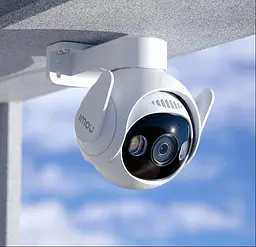 Вулична Wi-Fi камера відеоспостереження Imou Cruiser 2 3K IPC-GS7EP-5M0WE 5 МП 2880x1620 поворотна 340 Біла - мініатюра 3