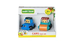 Набір іграшок Baby Team Машинки з катком 2 шт. (98603_набір з катком) - мініатюра 2