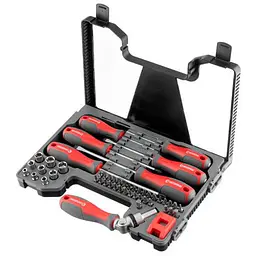 Набір викруток з бітами та торцеві головки Intertool Pro VT-3352 (у наборі 51 предмет)