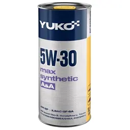 Моторна олива Yuko MAX SYNTHETIC A&A 5W-30 API SP 1л (4823110400937)