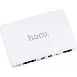 Портативна батарея Powerbank - UPS Hoco DB25 Emergency UPS 5-12V 8800mAh White - мініатюра 3