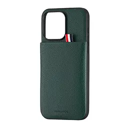 Чохол Jinduka Leather Pocket iPhone 15 Pro Max Green