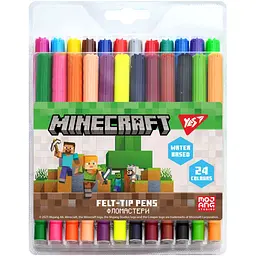 Фломастери Yes Minecraft 24 кольори (650571)