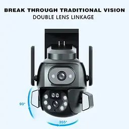 Камера відеоспостереження BiG Wi-Fi Doul CAM Q 821 поворотна - мініатюра 3