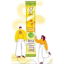 Напій G'tea! Tea Latte Ванільна карамель на основі екстракту чорного чаю 10 г - мініатюра 2