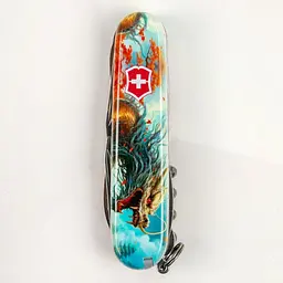 Ніж Victorinox Huntsman Zodiac 91мм 15функ Бойовий дракон - мініатюра 10