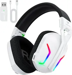 Bluetooth-навушники WESEARY WG1, бездротова ігрова гарнітура 2,4 ГГц з мікрофоном для PS5/PS4/PC/Switch/Mac