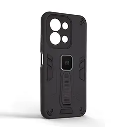Чехол для Xiaomi Redmi 15C 4G Poco C85 4G, Proover, черный, с подставкой и магнитом, противоударный, ударопрочный, бронированный, панель-накладка, защита всего корпуса, термополиуретан (TPU) + поликарбонат (PC), ArmorStandart (ARM86722) - мініатюра 2