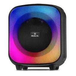 Портативна колонка 1.0 X-760, Black, 65 Вт, RGB підсвічування REAL-EL teh0029069