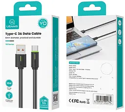 USB Кабель Usams SJ732 Type-C 3A 1.0m Білий - мініатюра 2