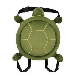 Захисна подушка-черепаха D&S Design Ski-Protector Mini Turtle розмір S 33×26 см захист спини та стегон для лиж і сноуборду зелено-жовта (SKU-258) - мініатюра 3