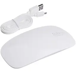 УФ LED лампа для нігтів SUN mini White - мініатюра 2