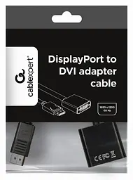 Адаптер Cablexpert DisplayPort - VGA 0.15 м (A-DPM-VGAF-02) - мініатюра 3