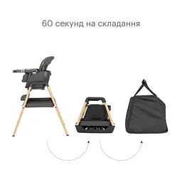 Стільчик для годування Tutti Bambini Nova сірий (611010/3590) - мініатюра 8