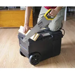 Ящик для інструменту Stanley Line Contractor Chest на 2 колесах пластиковий 62х38х42 см (STST1-70715) - мініатюра 2