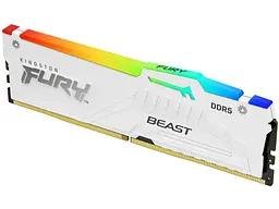 Пам'ять для настільних комп'ютерів Kingston FURY 64 GB (2x32GB) DDR5 6400 MHz Beast RGB EXPO White (KF564C32BWEAK2-64) - мініатюра 3