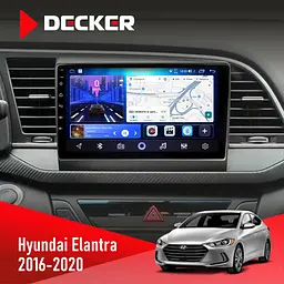 Штатна магнітола Hyundai Elantra 2016-2020 CAN Decker D9-006 4x64, 4G Decker (НФ-00003588)