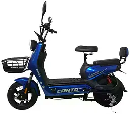Електроскутер Двомісний Corso Conto (500W; 48V/20Ah) Синій - мініатюра 2