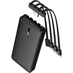 Зовнішній акумулятор Borofone BJ84 Smooth 10000mAh 10W Black [172722] - мініатюра 3