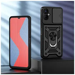 Чохол до мобільного телефона BeCover Military Tecno Spark 9 Pro (KH7n) Black (710006) - мініатюра 2