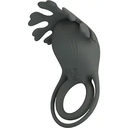 Ерекційне кільце Pretty Love Vibrant Penis Ring Ruben 8.5 см сірий