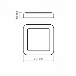 LED світильник Videx EDGE-SC-72W-WHITE (VLE-ESC-72W) - мініатюра 3
