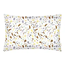 Дитяча постільна білизна в ліжечко COLORFUL STONES, бежевий (StoneColor_Mustard16_140) - мініатюра 3