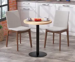 Обідній стіл круглий BS-450 Діаметр 60 см Loft Design (Дуб Борас)