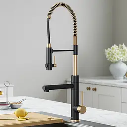 Змішувач для кухні Kraus Artec Pro KPF-1603SFACBMB, Чорний матовий - мініатюра 2