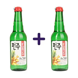 Набір: Соджу FUNJU Pineapple 15% 0.7 л (0.35 л х 2 шт.)