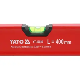 Рівень алюмінієвий YATO L=40 см 3 капсули (YT-30080) - мініатюра 3
