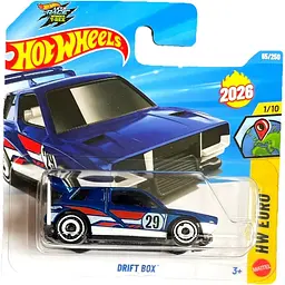 Базова машинка Hot Wheels HW Euro Drift Box синя (5785) JJL09-N521