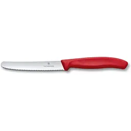 Набір кухонний Victorinox SwissClassic Paring Set 2шт з черв. ручкою (ніж, овочечистка Rapid) у подар.упак. - мініатюра 3