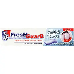 Зубна паста Fresh Guard Pearl White 50 мл