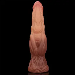 Фалоімітатор Dual-Layered Silicone 9.5" Nature Cock 24.5 см коричневий - мініатюра 5