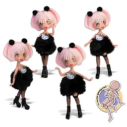 Лялька 4SF Manga Dolls серії Hello Kitty Золота Діва (HKTF0200) - мініатюра 6