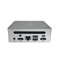 Міні-Пк GenMachine Ren 4000 / Ryzen 5 4600H / RAM 16GB / SSD 256GB / LAN / Wi-Fi / Bluetooth / Windows 11 Pro / Сірий - мініатюра 2