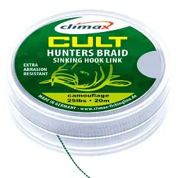 Повідковий матеріал Cli мax Cult Hunter’s Braid 20 м (weed) 30 lb