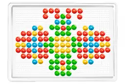Дитяча розвиваюча мозаїка №5 3374TXK, 240 фішок в наборі - мініатюра 3