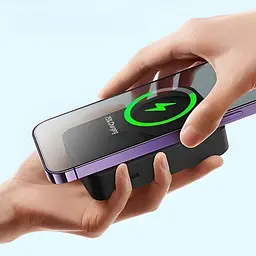 Портативна батарея - магнітний акумулятор Baseus Magnetic Mini Air 10000mAh 20 W чорний - мініатюра 7