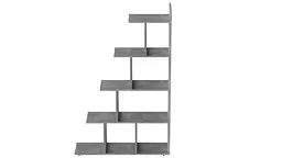 Етажерка Ferrum-decor Стелла 1600x1020x300 Сірий метал ДСП Бетон (FRD-105496) - мініатюра 3