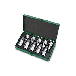 Набір торцевих головок Toptul шестигранник 1/2" Н4-Н19 (GAAD1007)