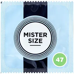 Презервативи різного розміру Mister Size, 47мм